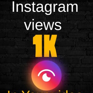 1k views post instagram (vedio reels / reels )