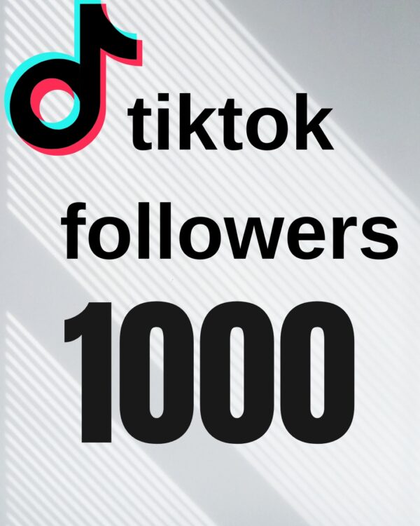 1000 followers tiktok