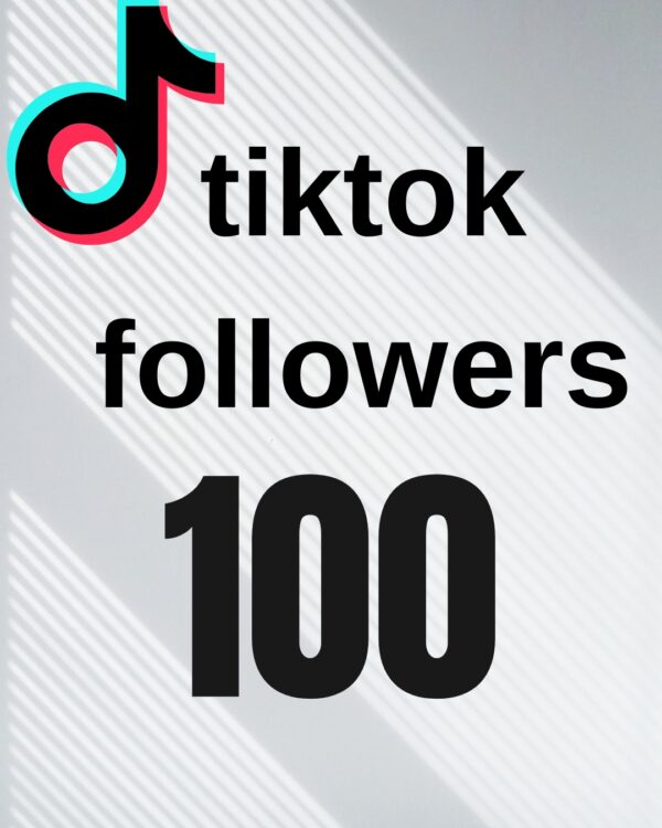 100 followers Tiktok for free